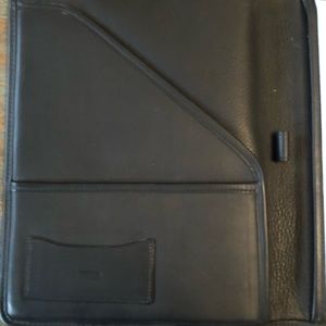 Coach leather folder
